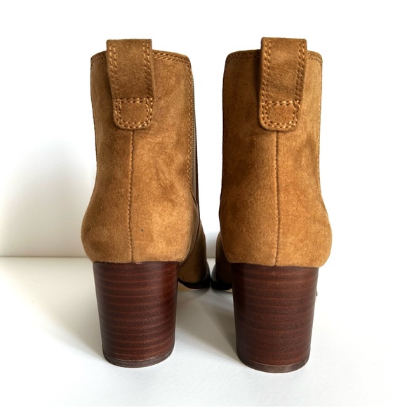 🍂J. Crew Factory Like New Women’s Microsuede Rory Boots. Size 7. Color: Walnut - Picture 4 of 13